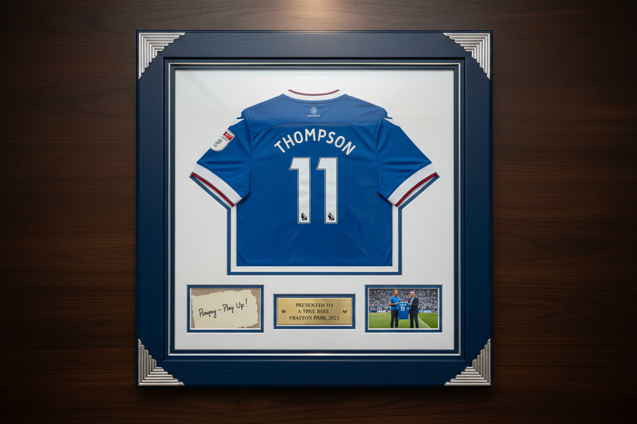 Football Shirt & Memorabilia Framing in Portsmouth