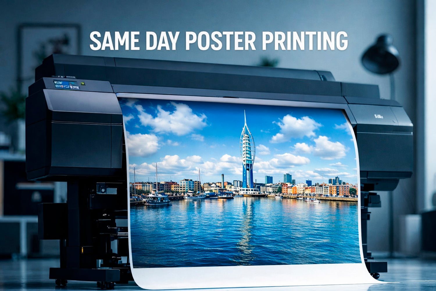 Same Day 30 Minute Poster Printing in Portsmouth